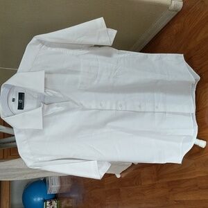 Men white soft cotton shirt new size medium